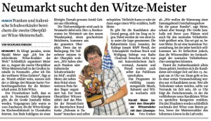 Neumarkt sucht Witzemeister